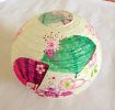 [Flower and Fan] Chinese/Japanese Style Hanging lantern Decorative Paper Lantern 12"