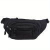 Men's And Women's Large-capacity Wear-resistant Sports Waist Bag Casual Bag Shoulder Chest Bag Light Sports Travel Bag Men's Messenger Backpack Waist